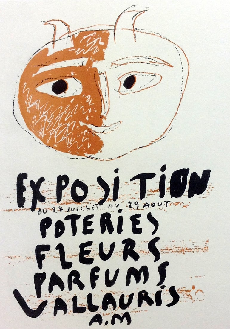 Picasso Lithograph 57 Vallauris 1948: Title: Picasso Lithograph 57 Vallauris 1948 Description: Title: Vallauris 1948 Artist: Pablo Picasso Country: Spain Medium: Lithograph - 57 Paper size: 12.50 X 9.50 inch Printed: 1959 by Mourlot Frere