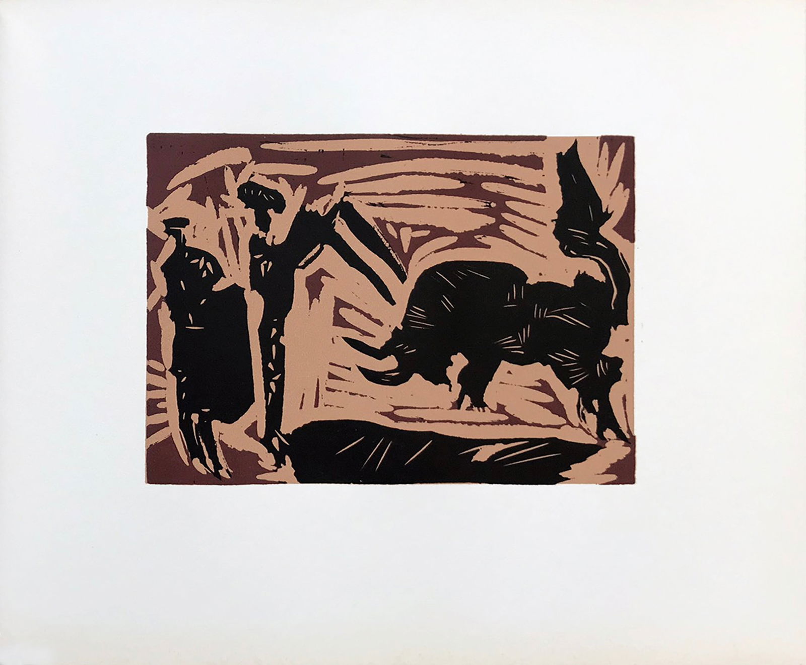 Pablo Picasso 40 Banderilles: Title: Pablo Picasso 40 Banderilles Description: Artist: Pablo Picasso Country: Spain Title: Banderilles Medium: Multichrome - 40 Marks: Not signed, not numbered Paper size 12.50 x 15 inch on heavy pa