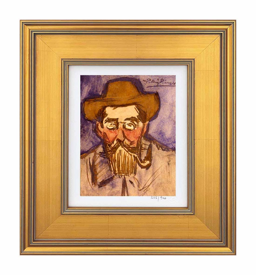 Pablo Picasso Portrait of Ramon Limited Edition Framed: Title: Pablo Picasso Portrait of Ramon Limited Edition Framed Description: Artist: Pablo Picasso Country: Spain Title: Portrait of Ramon Medium: Giclees Marks: Limited Edition numbered, not signed
