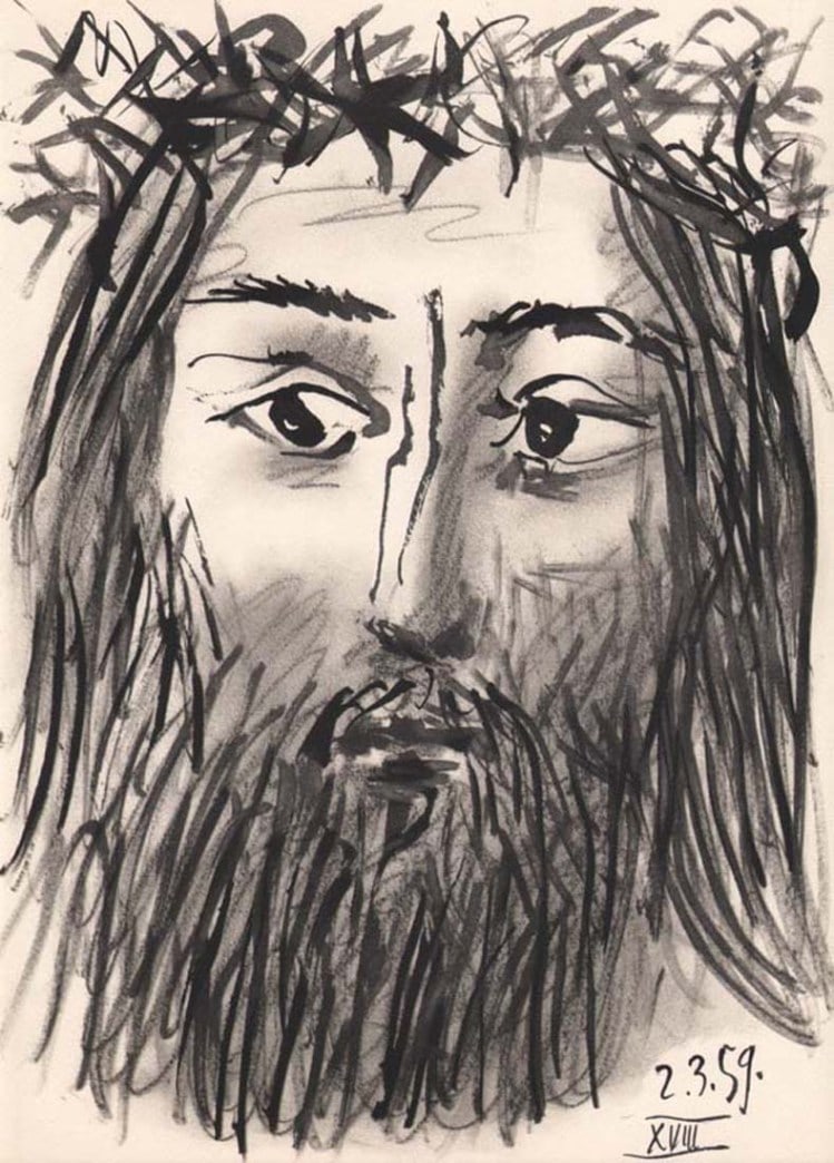 Pablo Picasso Toros y Toreros 18 dated 2/3/59: Title: Pablo Picasso Toros y Toreros 18 dated 2/3/59 Description: Artist: Pablo Picasso Country: Spain Title: Toros y Toreros 18 dated 2/3/59 Medium: Bichromie Marks: Not signed not numbered Paper