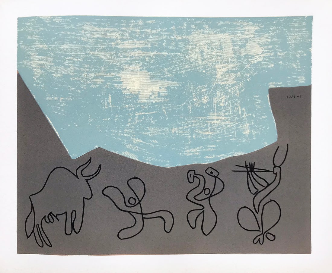 Picasso 29 Bacchanale dated 30-11-59: Title: Picasso 29 Bacchanale dated 30-11-59 Description: Artist: Pablo Picasso Country: Spain Title: Bacchanale dated 30-11-59 Medium: Multichrome - 29 Marks: Not signed, not numbered Paper size 12.50