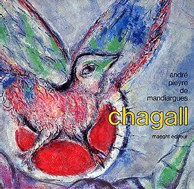 Chagall Mandiargues1974 contains double page original Lithograph: Title: Chagall Mandiargues1974 contains double page original Lithograph Description: Book Title: André de Peyres de Mandiargues, Published in 1974 by Maeght Éditeur and Leon Amiel, N.Y. Printed in