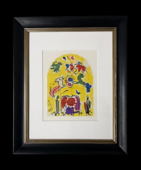Chagall Sketch for Levi Lithograph Jerum windows - 2