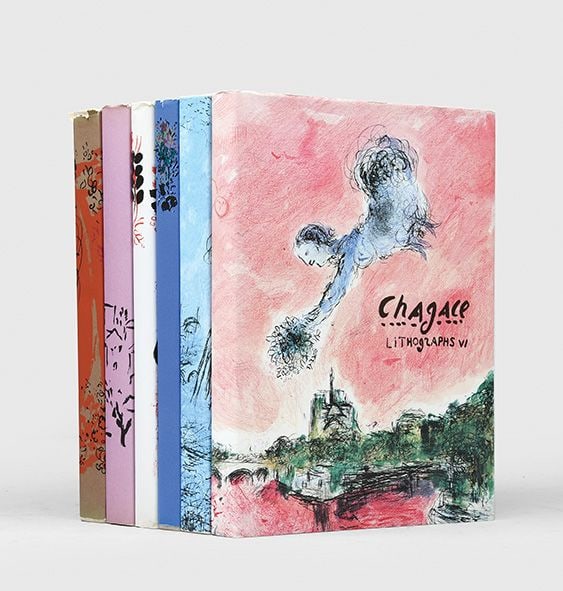 The Lithographs of Chagall 1-6 set of 6 Volumes with 28 Lithographs: Title: The Lithographs of Chagall 1-6 set of 6 Volumes with 28 Lithographs Description: The Lithographs of Chagall, a complete set of 6 Volumes, No. 1 to 6, English text catalogue raisonn for the work