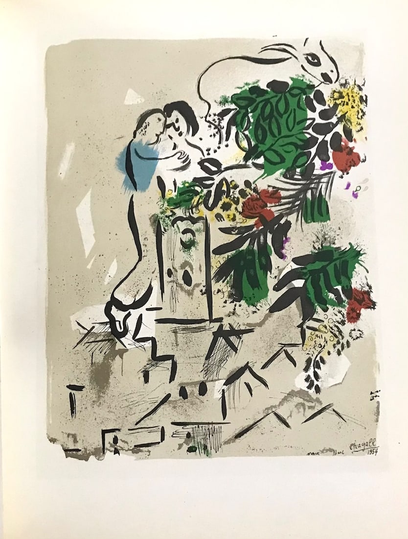 The City of Vence 1960 from Catalog Marc Chagall Lithographs (1 of 1)