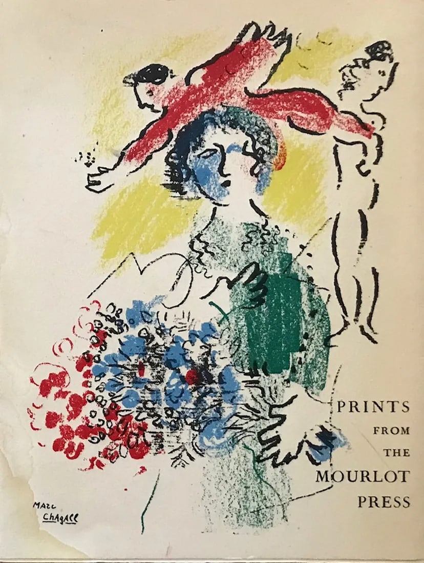Chagall Original Lithograph Signed Prints from the Mourlot Press 1964 (1 of 1)