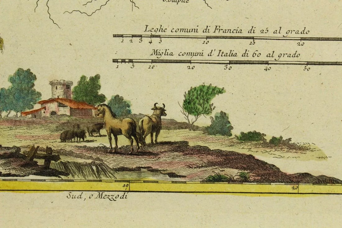 1776 Map of Limousin France by Antonio Zatta (1722-1804) Atlante Novissimo - 5
