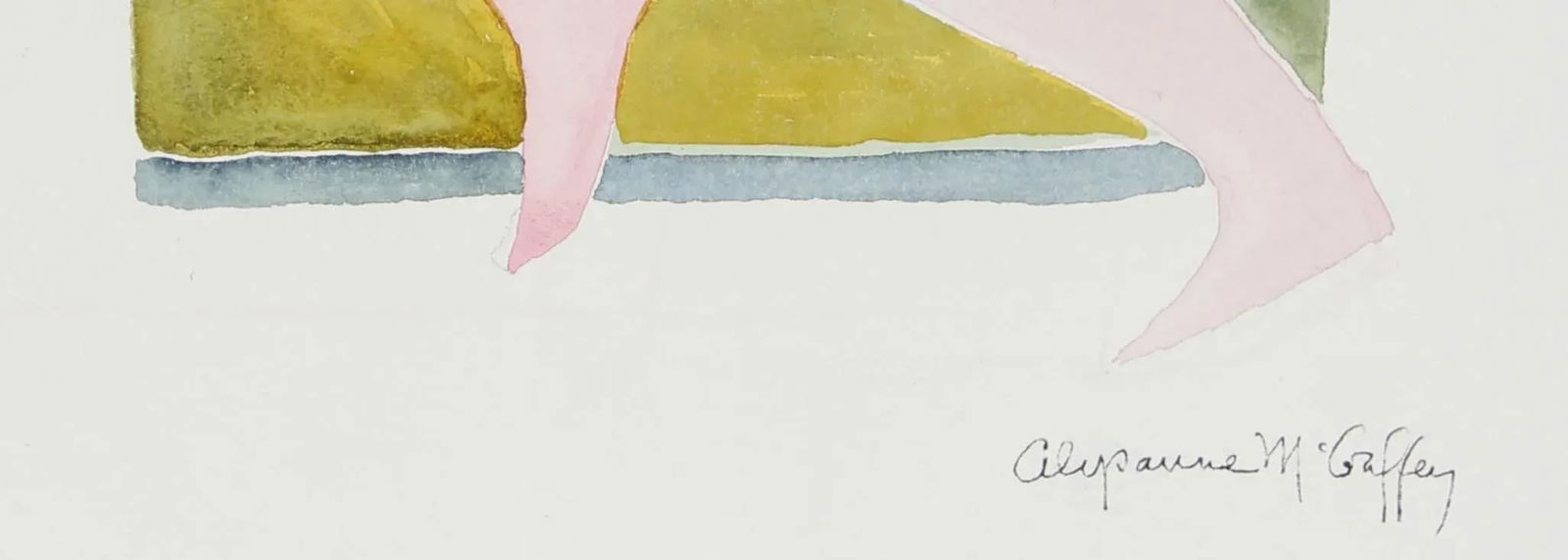 Dancing Female Nude 20th Century Watercolor - 2