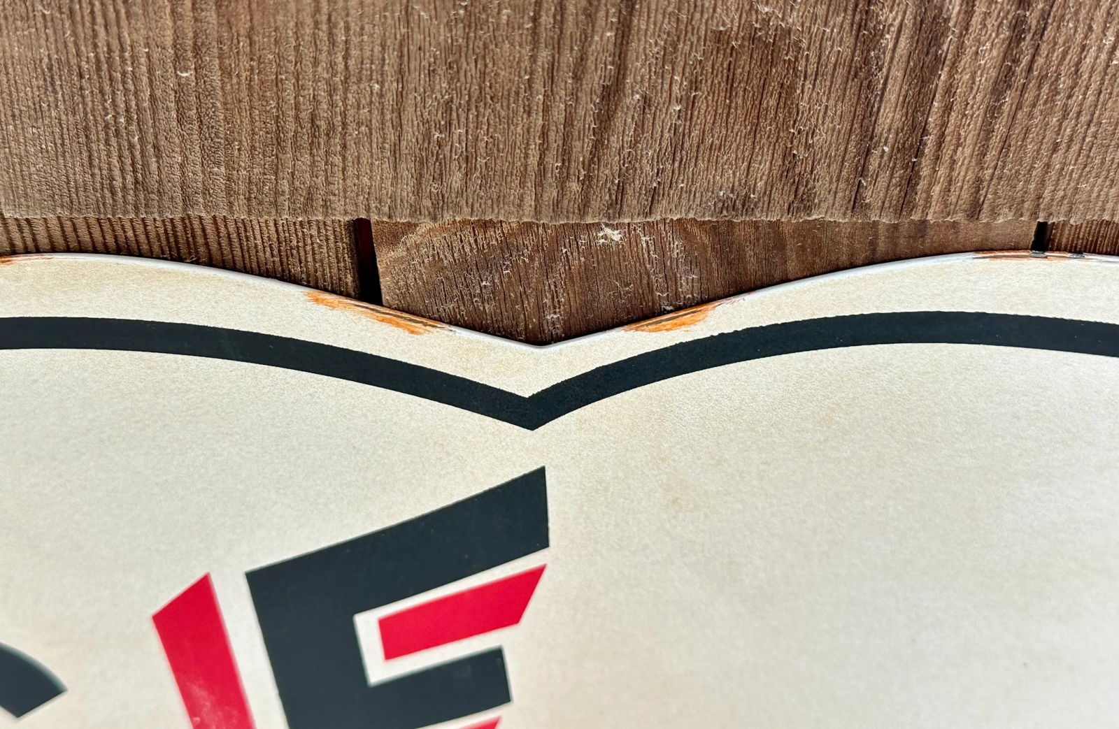 Large Pottery Barn Vintage-Style Metal Ice Cream Soda Sign - 7