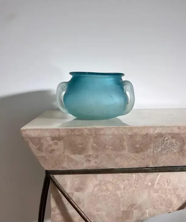 Hand Blown Art Glass Bowl by Andriy Petrovskyi, Late 20th Century - 12