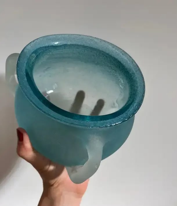 Hand Blown Art Glass Bowl by Andriy Petrovskyi, Late 20th Century - 6