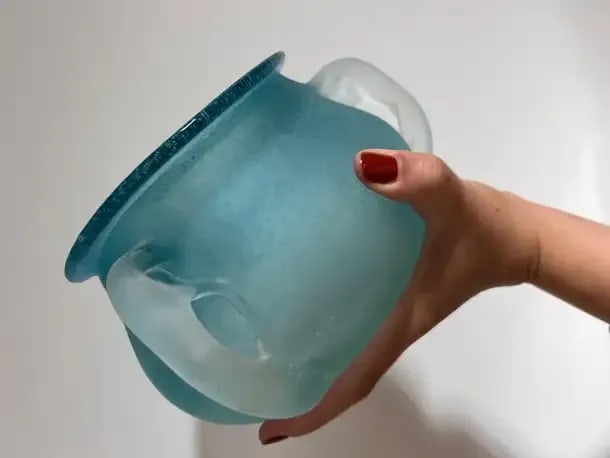 Hand Blown Art Glass Bowl by Andriy Petrovskyi, Late 20th Century - 7