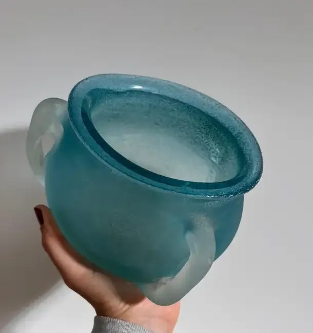 Hand Blown Art Glass Bowl by Andriy Petrovskyi, Late 20th Century - 9