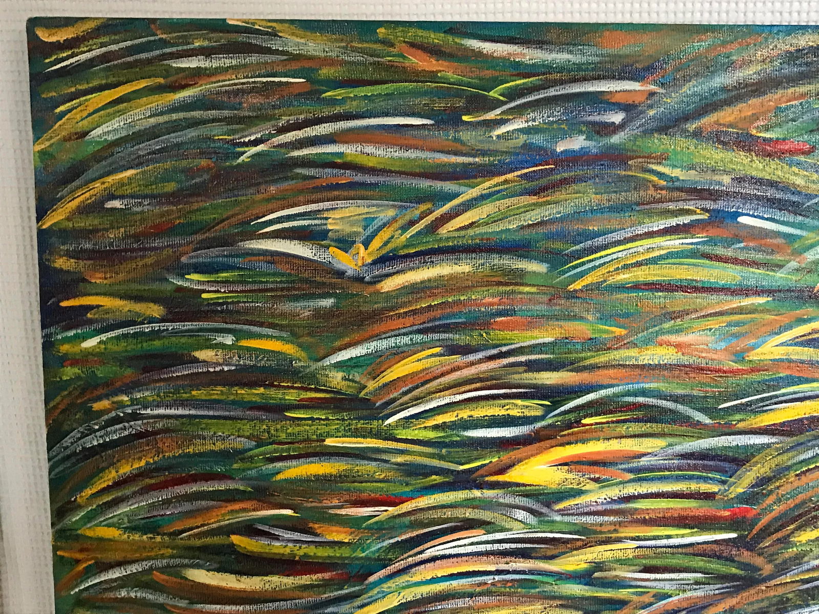 Ocean of Thoughts Original Abstract Oil Paining by Monique Nichols - 10