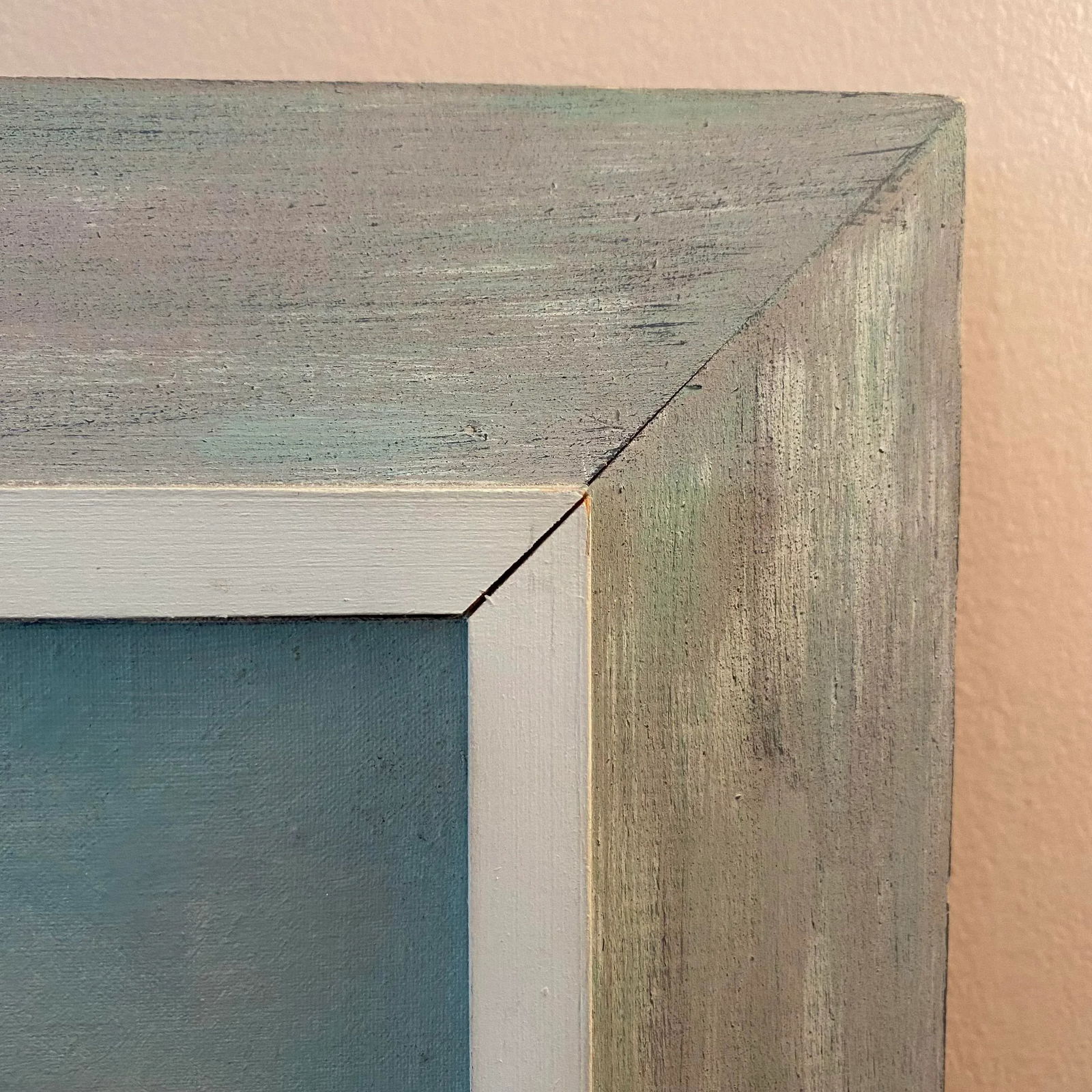 Original Large Seascape Nautical Oil Painting on Masonite Board Signed Sapi - 10