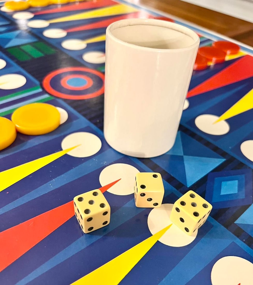 1969 Backgammon Game Designed by George Ortman, Made by George Jensen for Art in America Series - 2