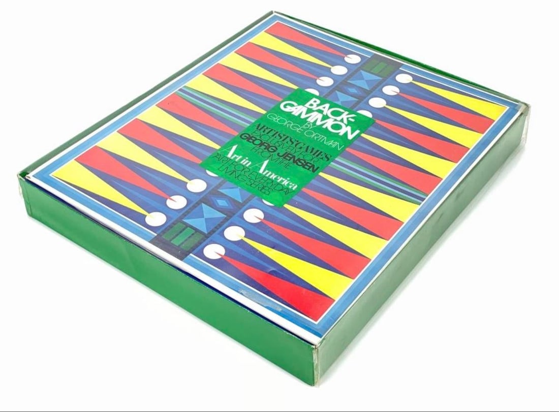 1969 Backgammon Game Designed by George Ortman, Made by George Jensen for Art in America Series - 5