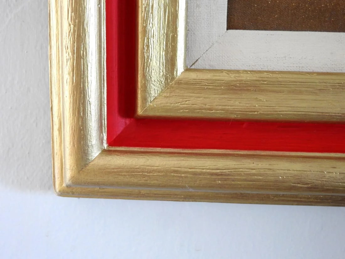 Red Balloon Oil Painting by San Franciscan Artist John Boyd May - 9