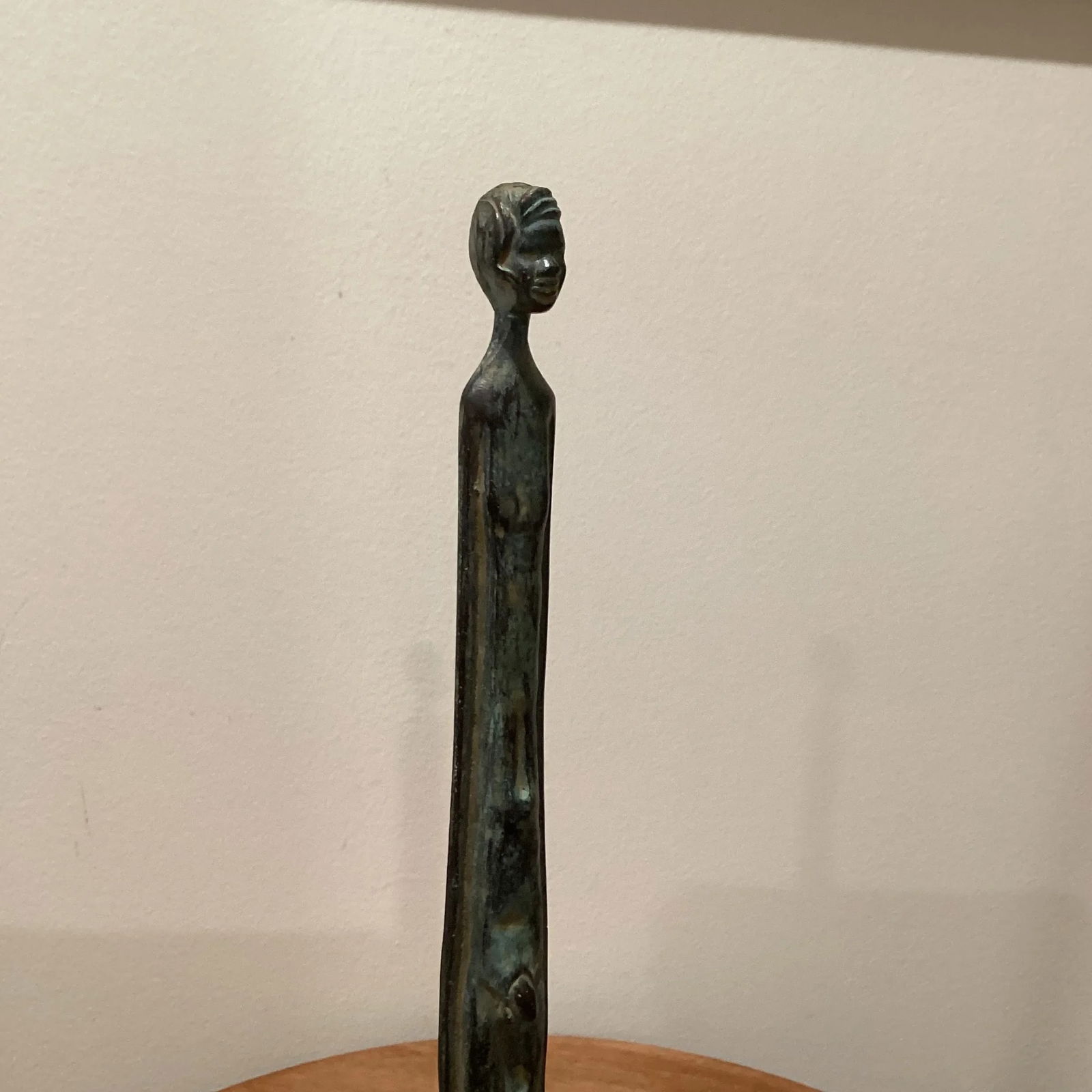 Mid 20th Century "Shadow of the Evening" Etruscan Bronze Sculpture by Museo Etrusco Guernacci Volt - 6