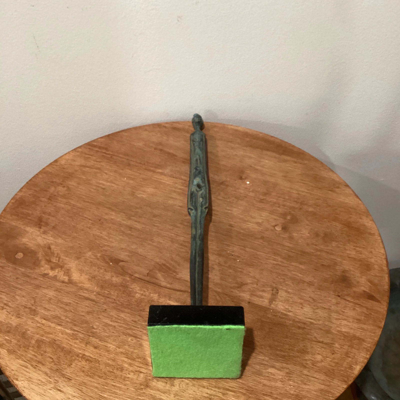 Mid 20th Century "Shadow of the Evening" Etruscan Bronze Sculpture by Museo Etrusco Guernacci Volt - 9