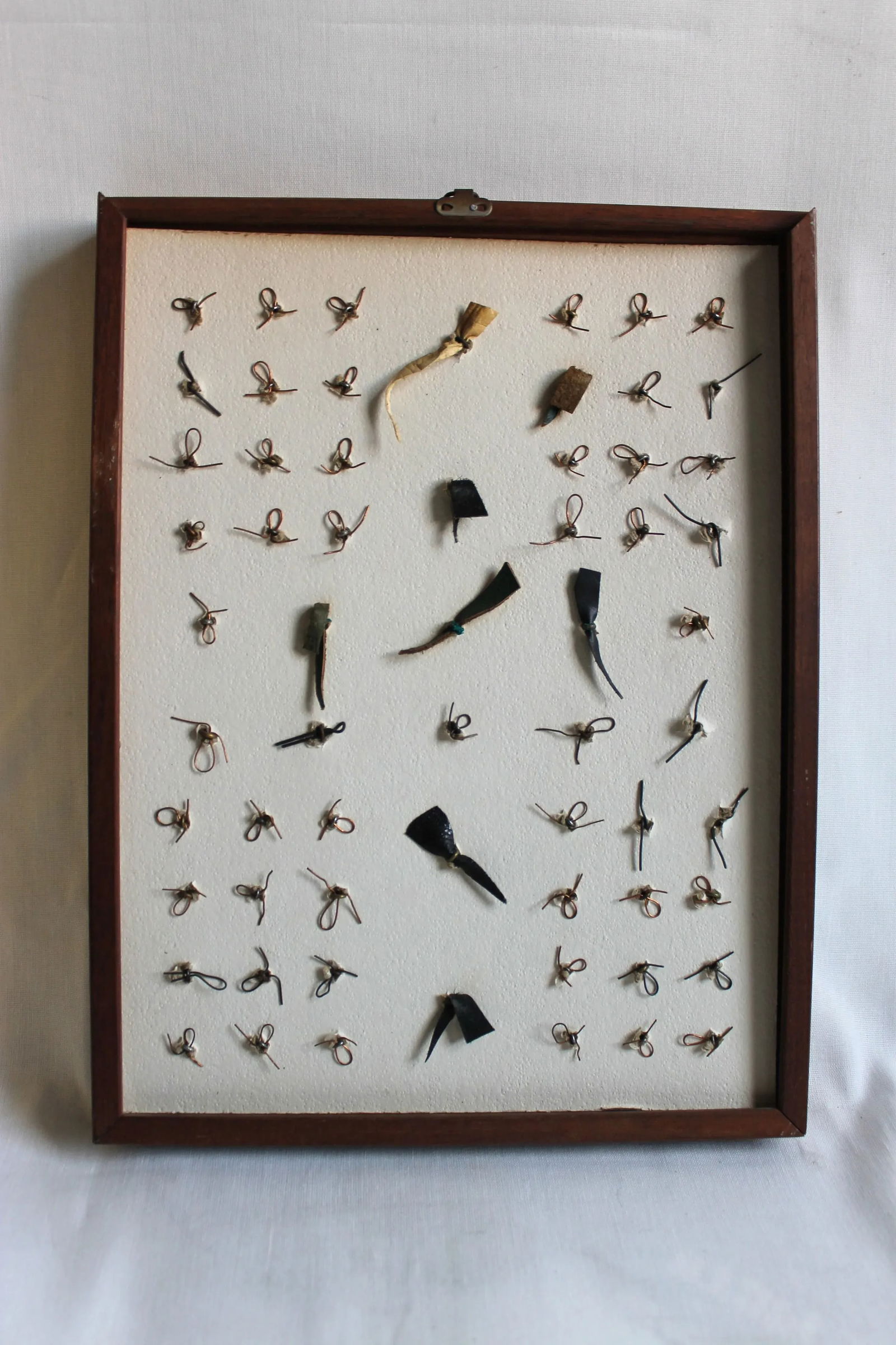 1920s Fruit Buttons Vintage in Shadow Frame, 62 - 10