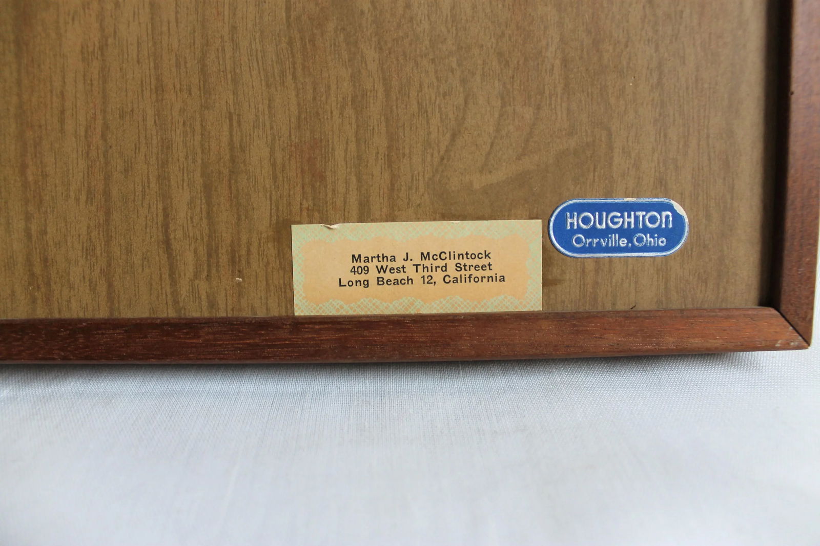 1920s Fruit Buttons Vintage in Shadow Frame, 62 - 9