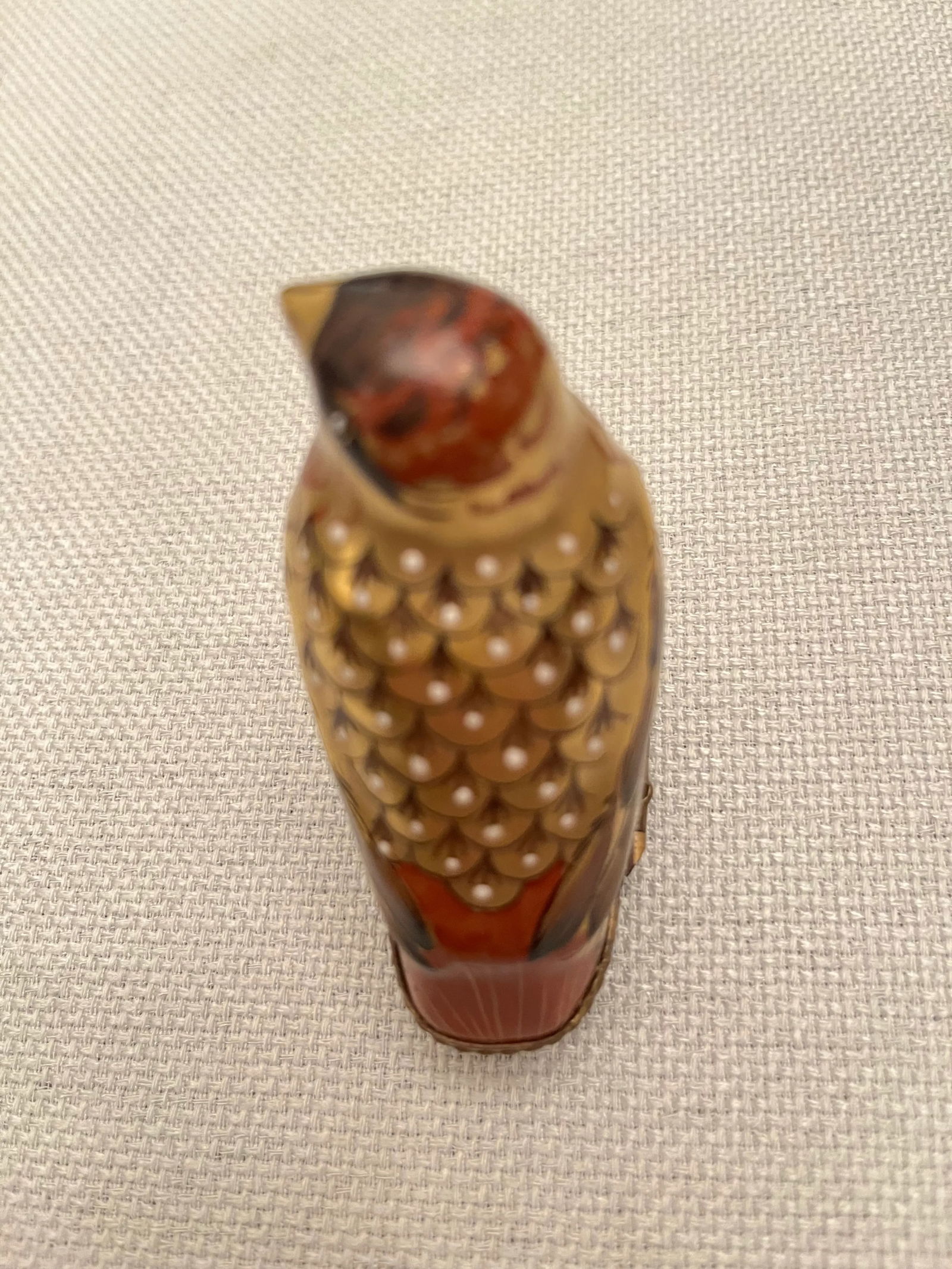 Early 20th Century Golden Bird Limoges Trinket Box - 3