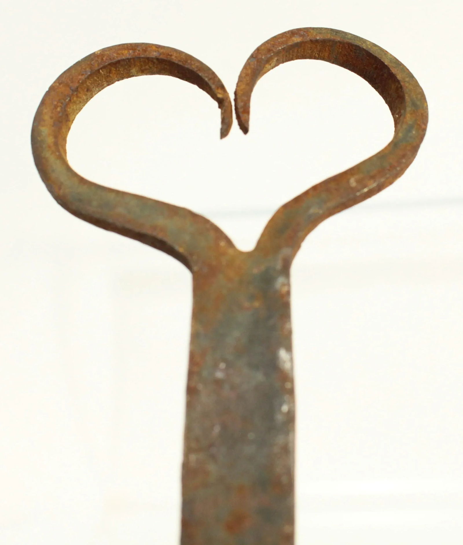 19th Century Copper Skimming Ladle Strainer Texas Lone Star Wrought Iron Handle With Hearth - 4