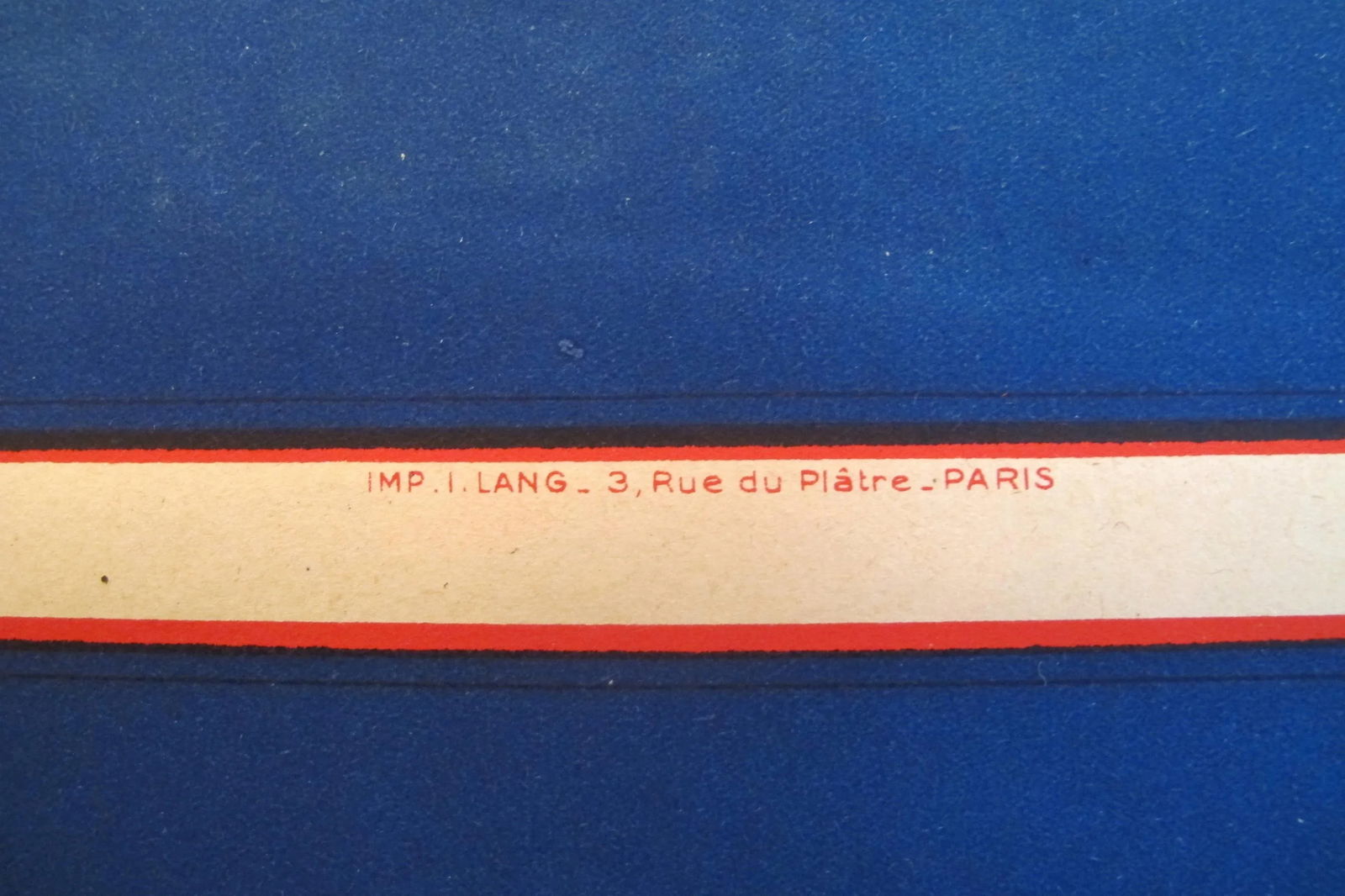 1920's French Vintage Alcohol Poster, La Raphaelle - Liqueur Bonal (Blue\Red) - 5