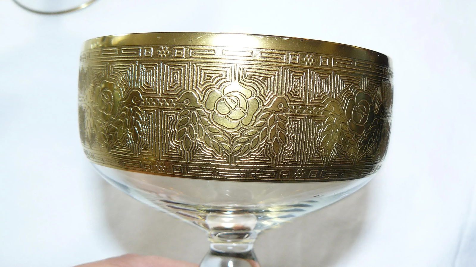 Early 20th Century Goldenrod by Glastonbury-Lotus Stemware- 22 Pieces - 4