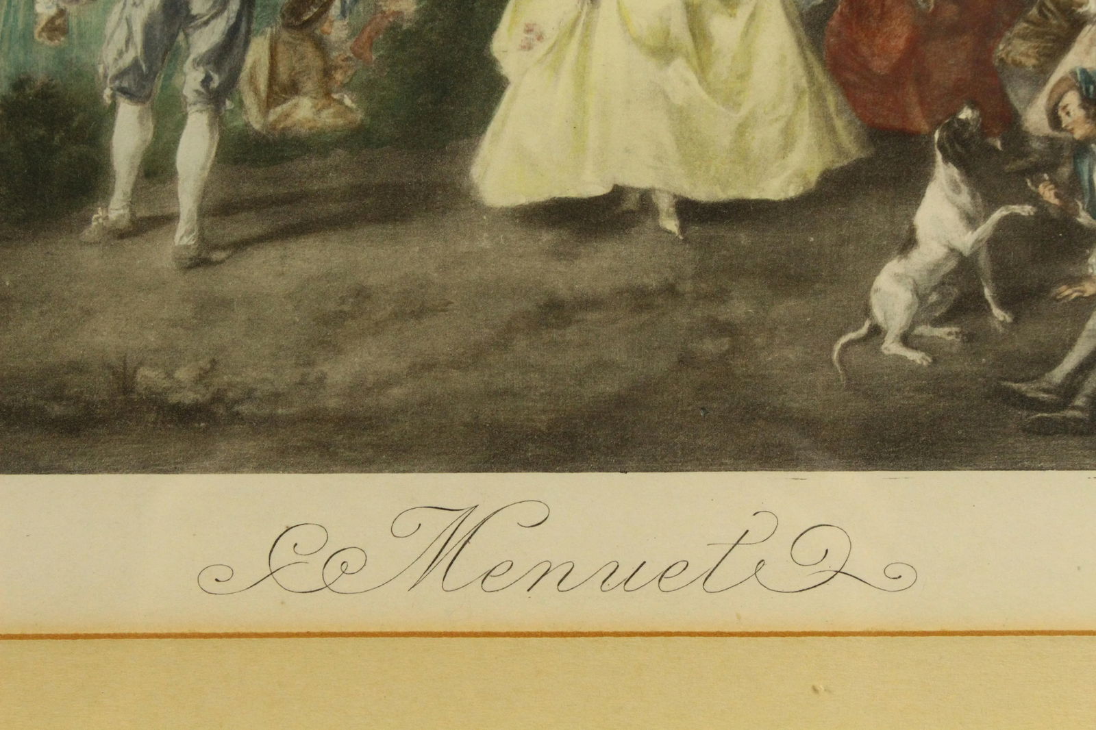 F. Hanfstaengl Antique Set of 3 Tinted Lithographs Rococo Comedia Dell'Arte - 4