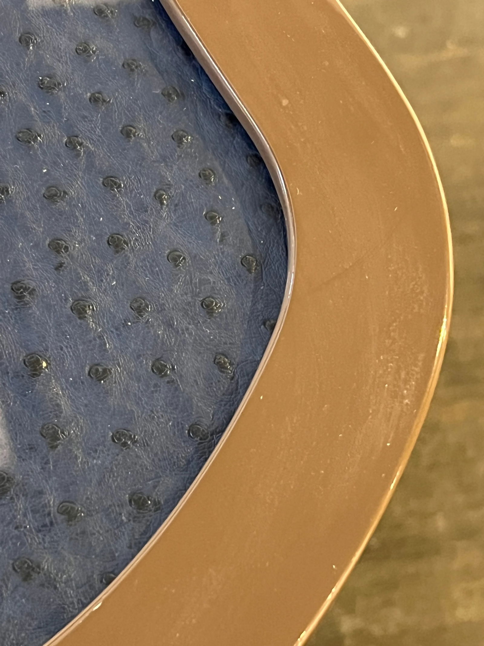 1990s R and Y Augousti Shagreen Kidney Shaped Side Table Postmodern - 4