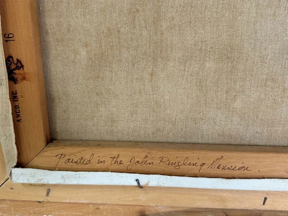 1940s Helen Sawyer Still Life Oil Painting "Arrangement for Sallie" - 5