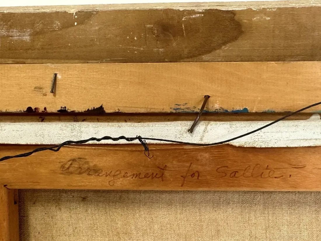 1940s Helen Sawyer Still Life Oil Painting "Arrangement for Sallie" - 6