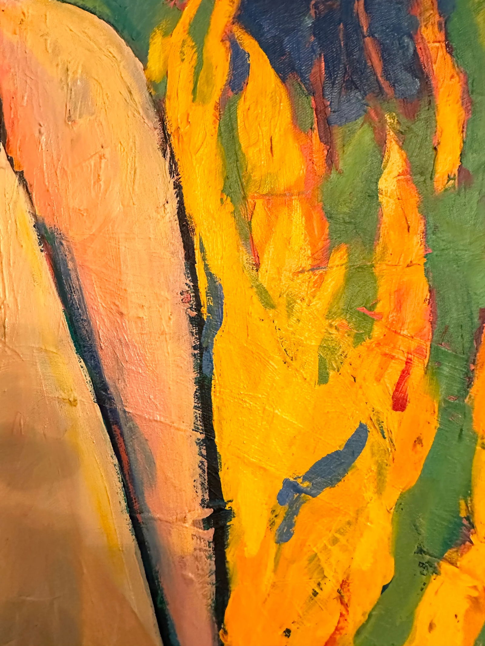 Fauvist Bold and Expressive Neo-Expressionist Painting by Artist Linda King, Dated 1983 - 9