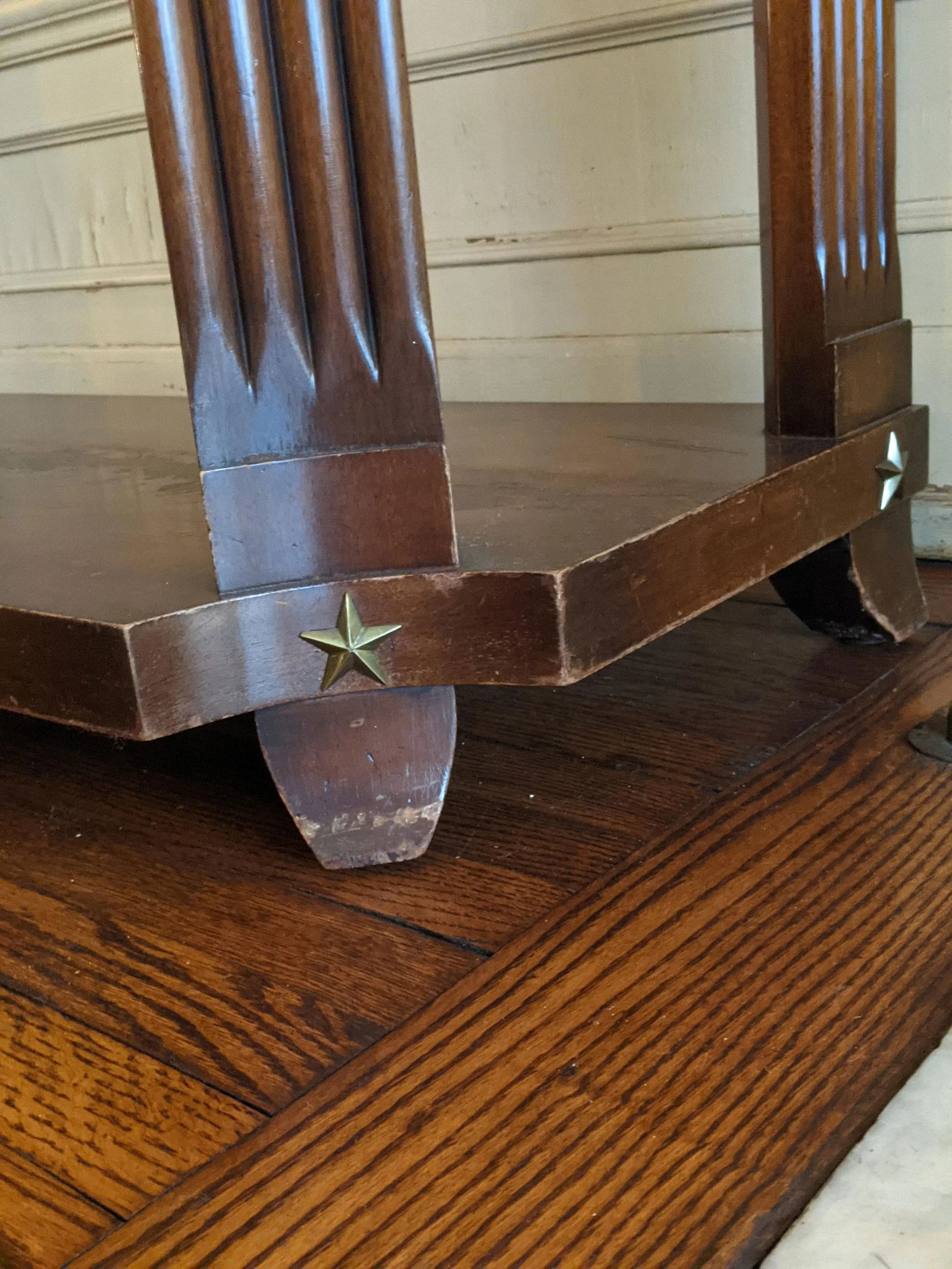 Mid 20th Century Grosfeld House Marble Top Console Table - 3