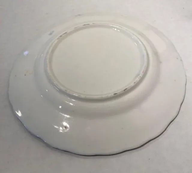 Set of 4 Antique Dessert Plates in English 1749 Pattern - 7