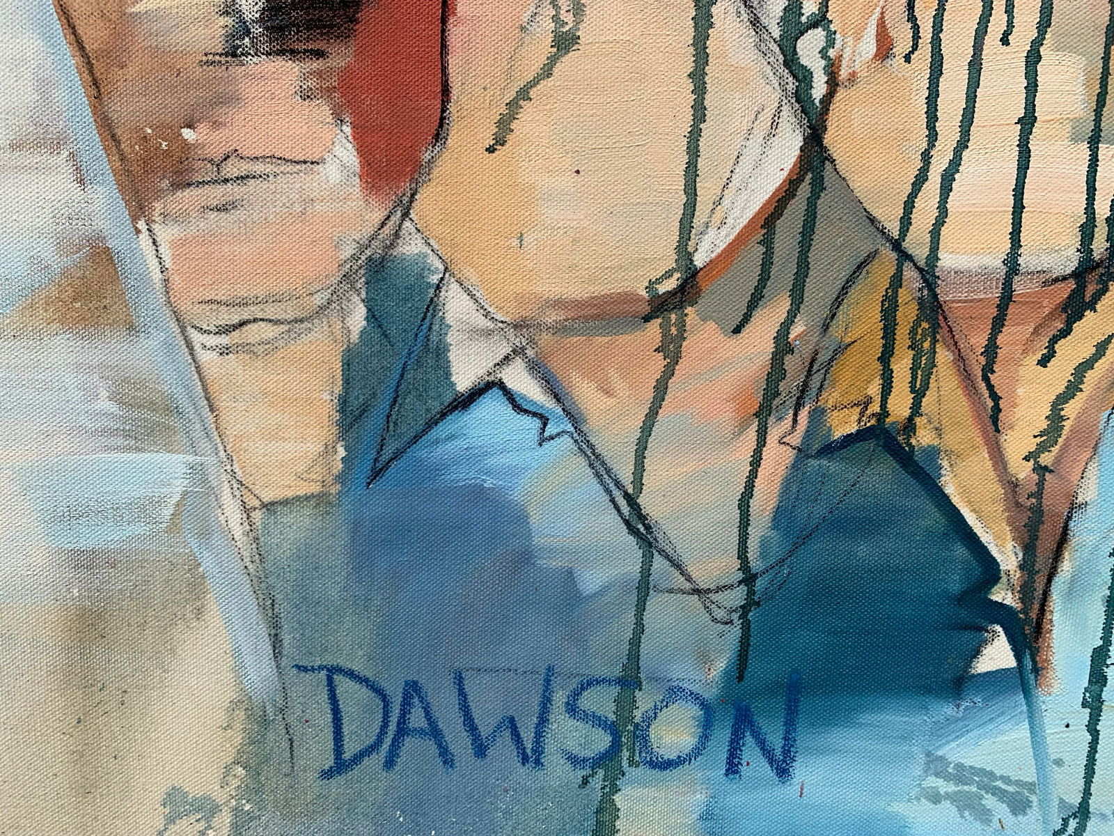 Large Scale Surrealist Painting on Canvas - 11