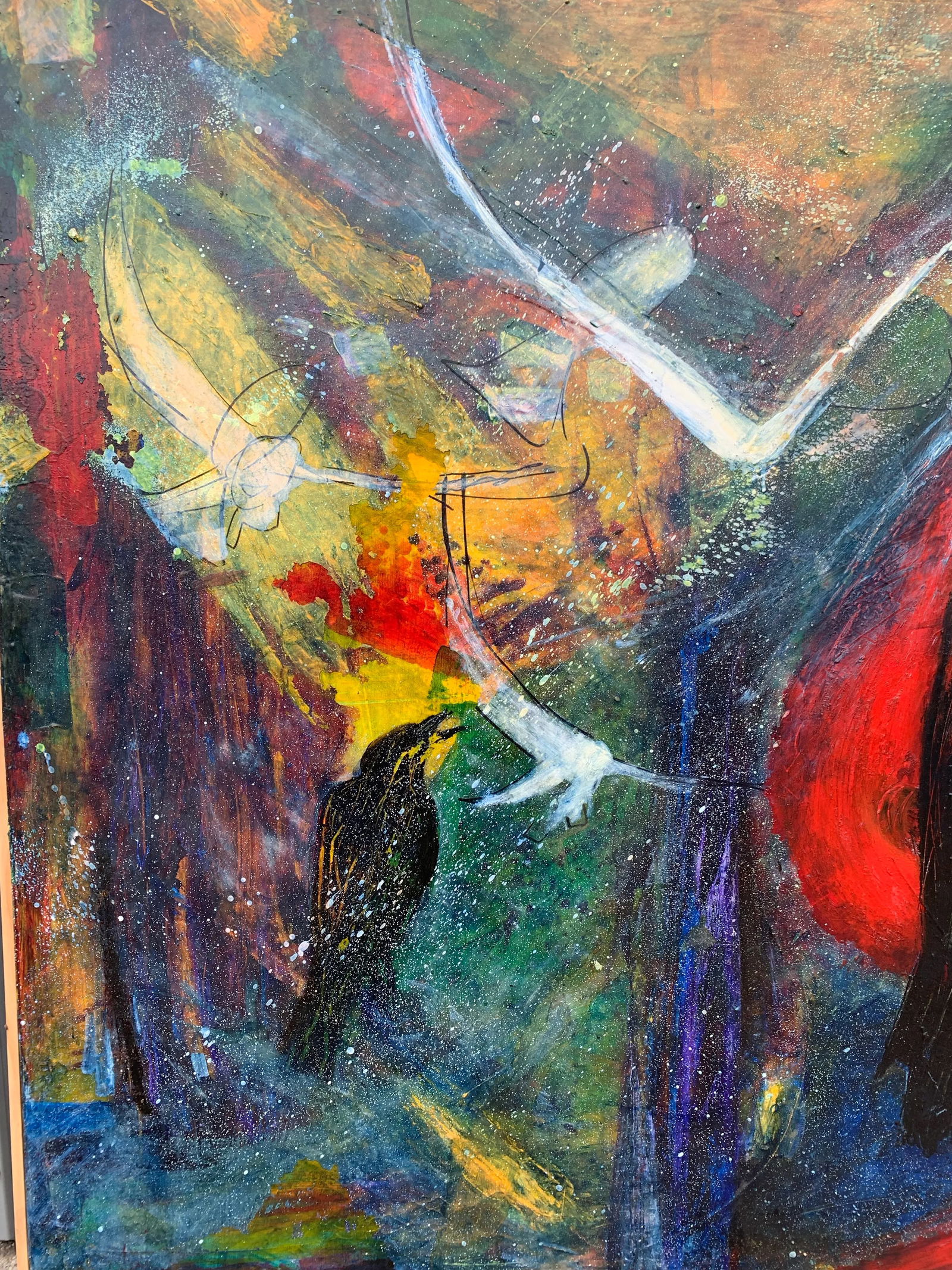 Large Scale Abstract Painting - 4