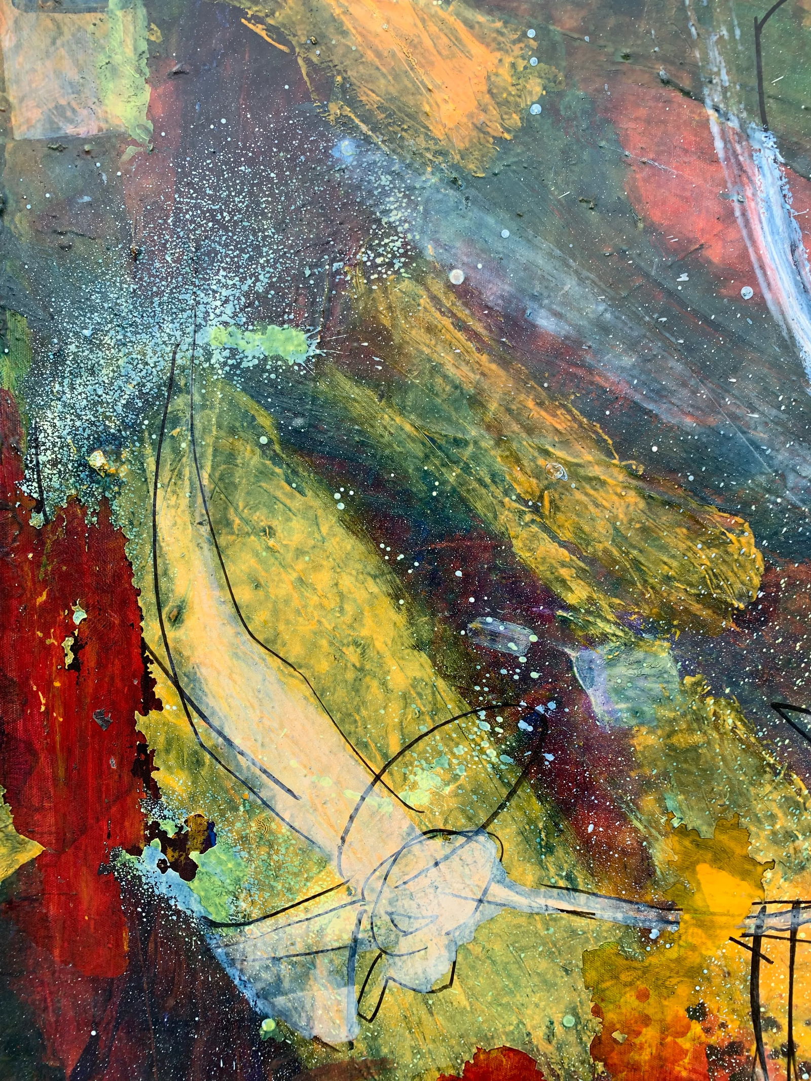 Large Scale Abstract Painting - 9