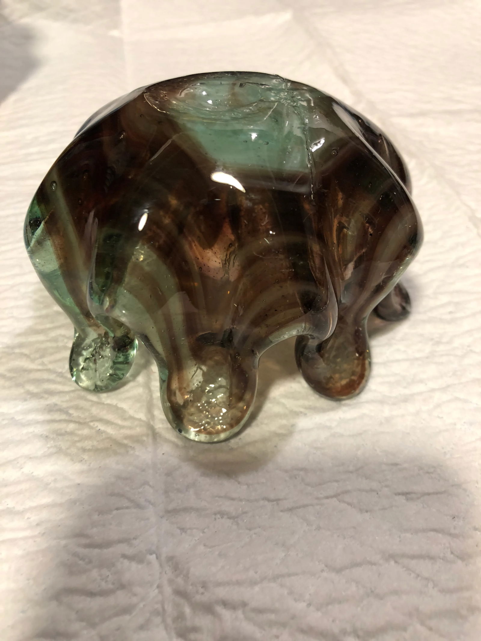 Vintage Blown Glass Dish/Bowl/Ashtray - 5