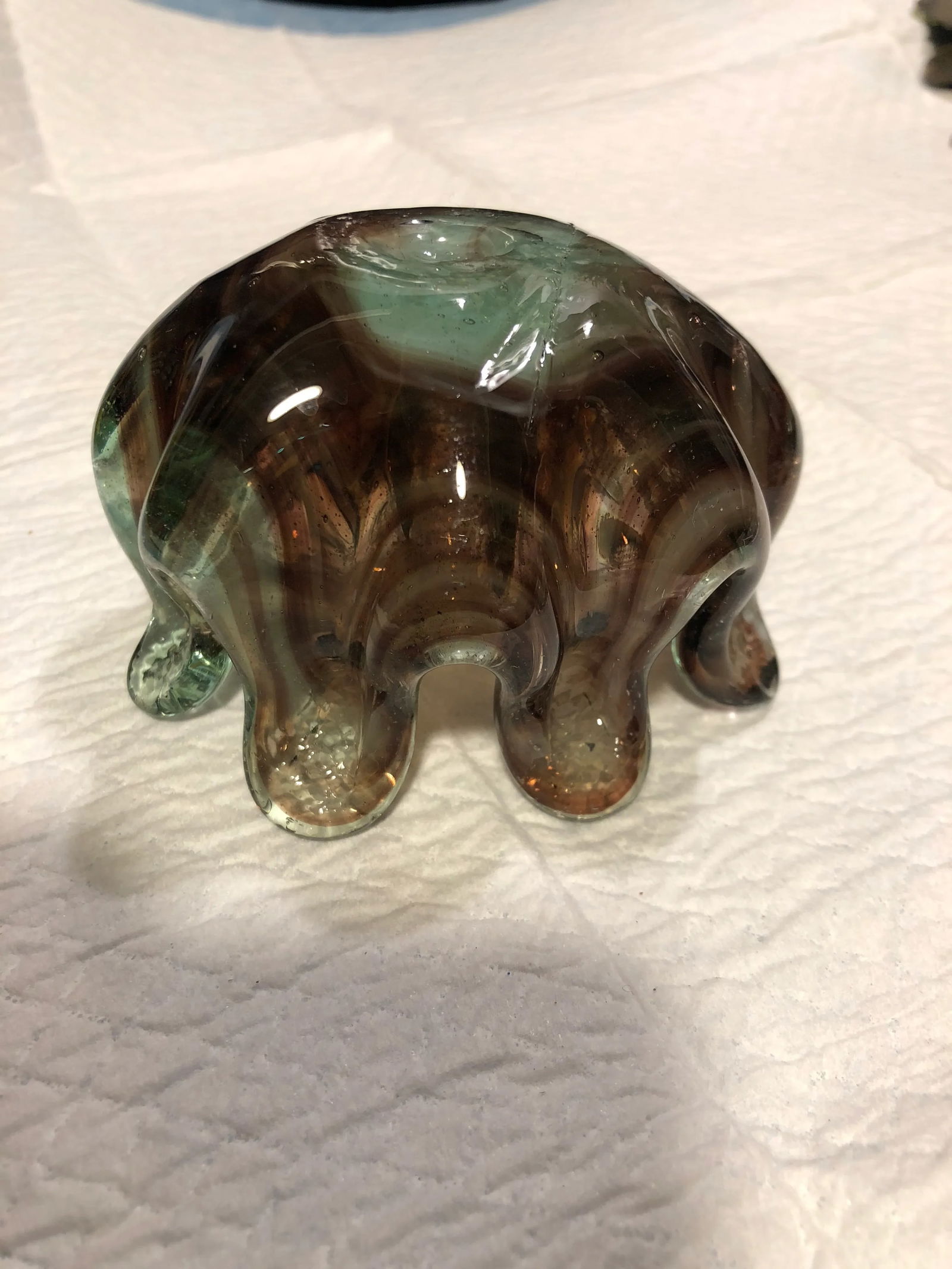 Vintage Blown Glass Dish/Bowl/Ashtray - 6