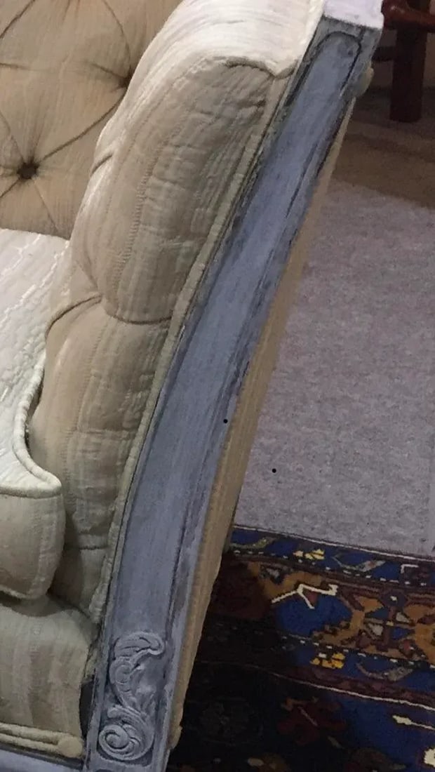 Late 20th Century Vintage Custom Swedish Gustavian Style Sofa - 6