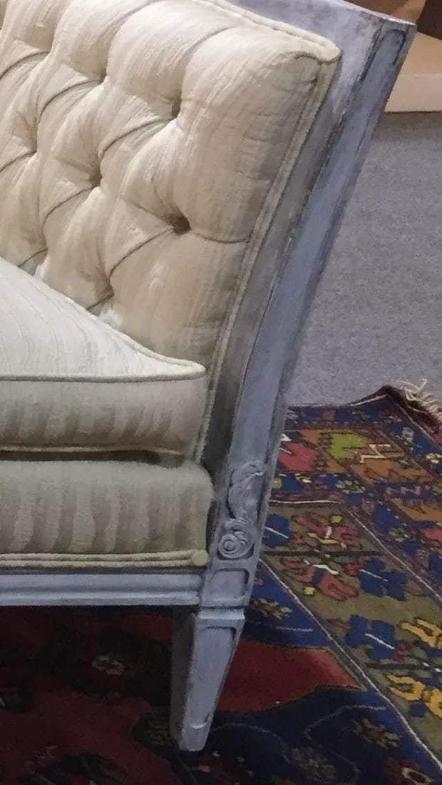 Late 20th Century Vintage Custom Swedish Gustavian Style Sofa - 7