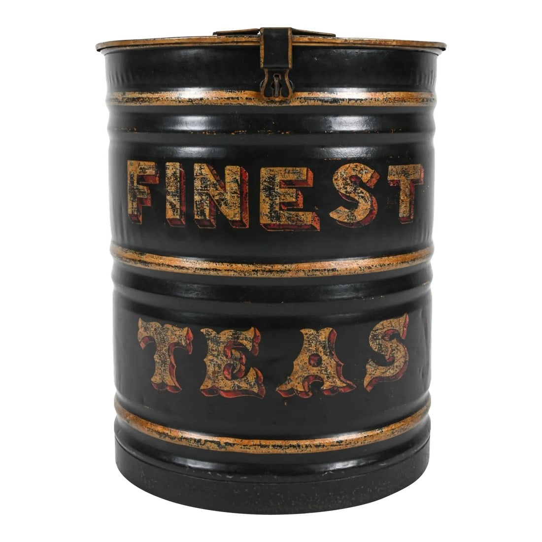 Late 19th Century Store Display Tole Tea Bin (1 of 5)