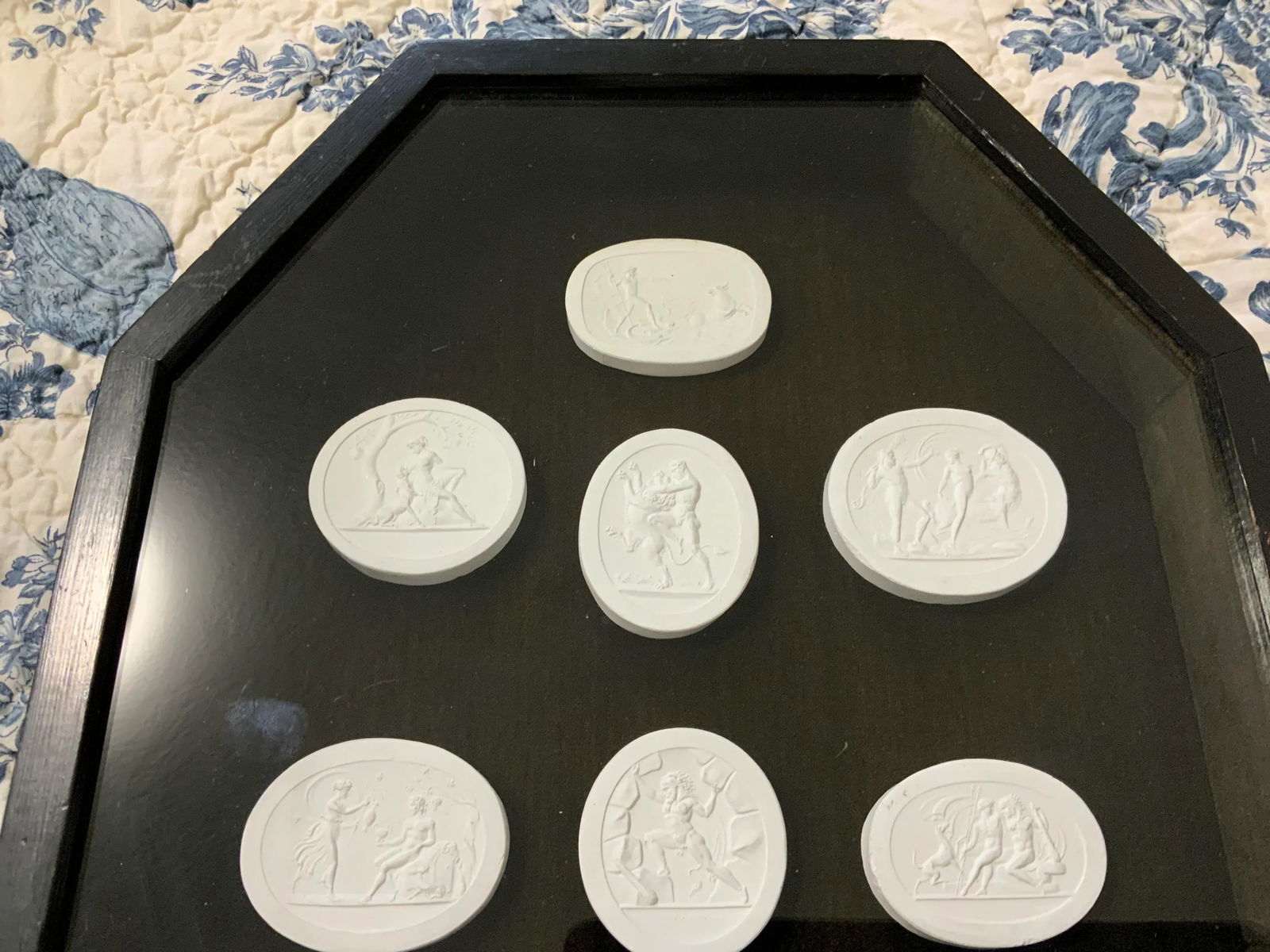Italian Grand Tour Seals Plaster Casts Circa 1820 - 4
