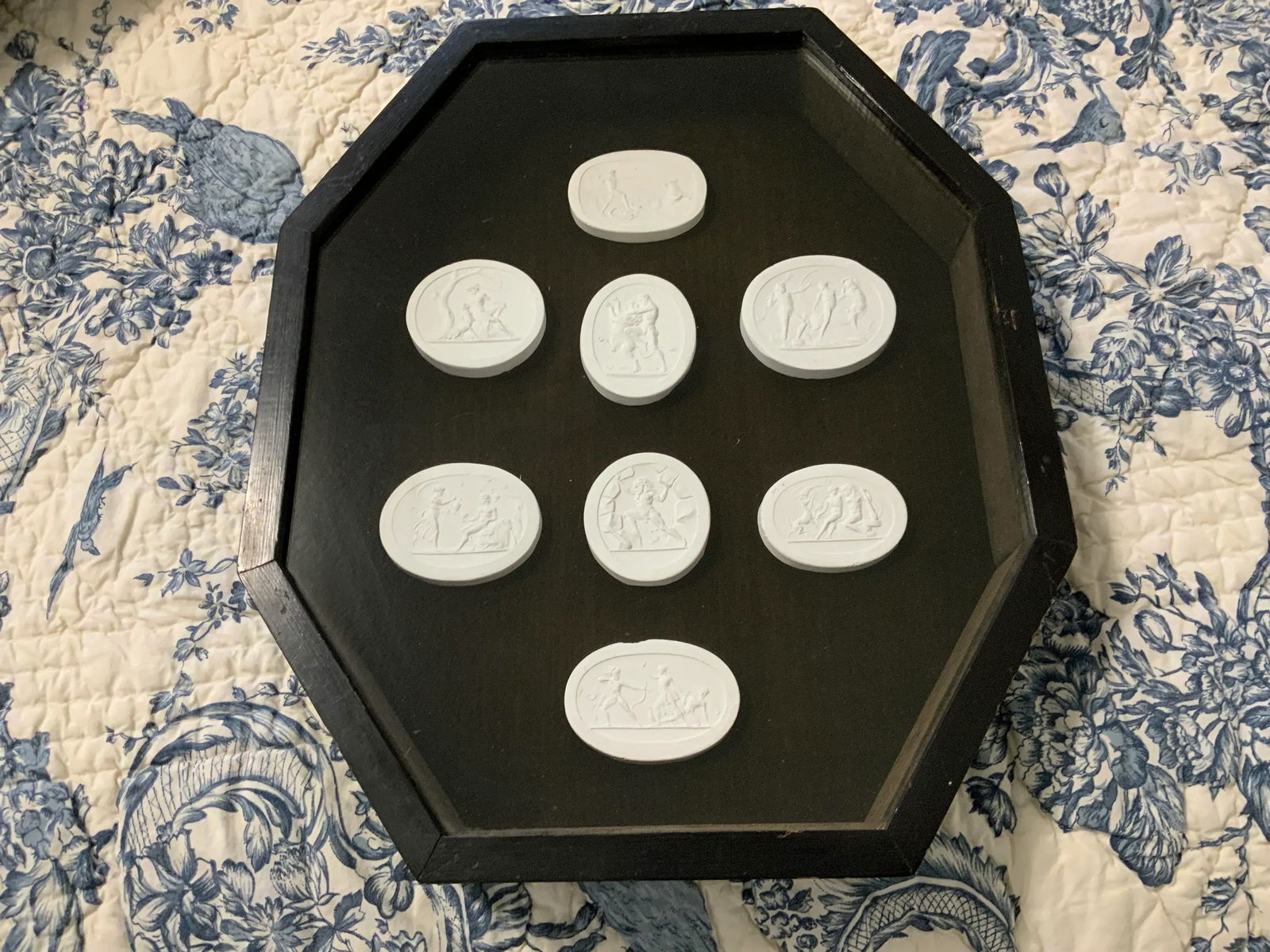 Italian Grand Tour Seals Plaster Casts Circa 1820 - 9