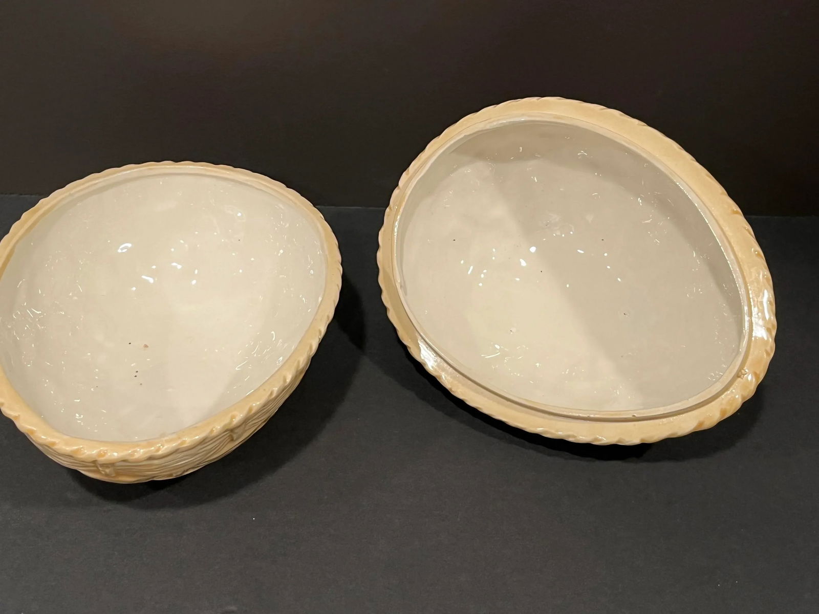 Vintage Egg-Shaped Covered Dish - 5