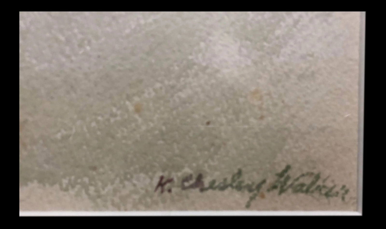 Vintage Desert Landscape Watercolor Painting - 2