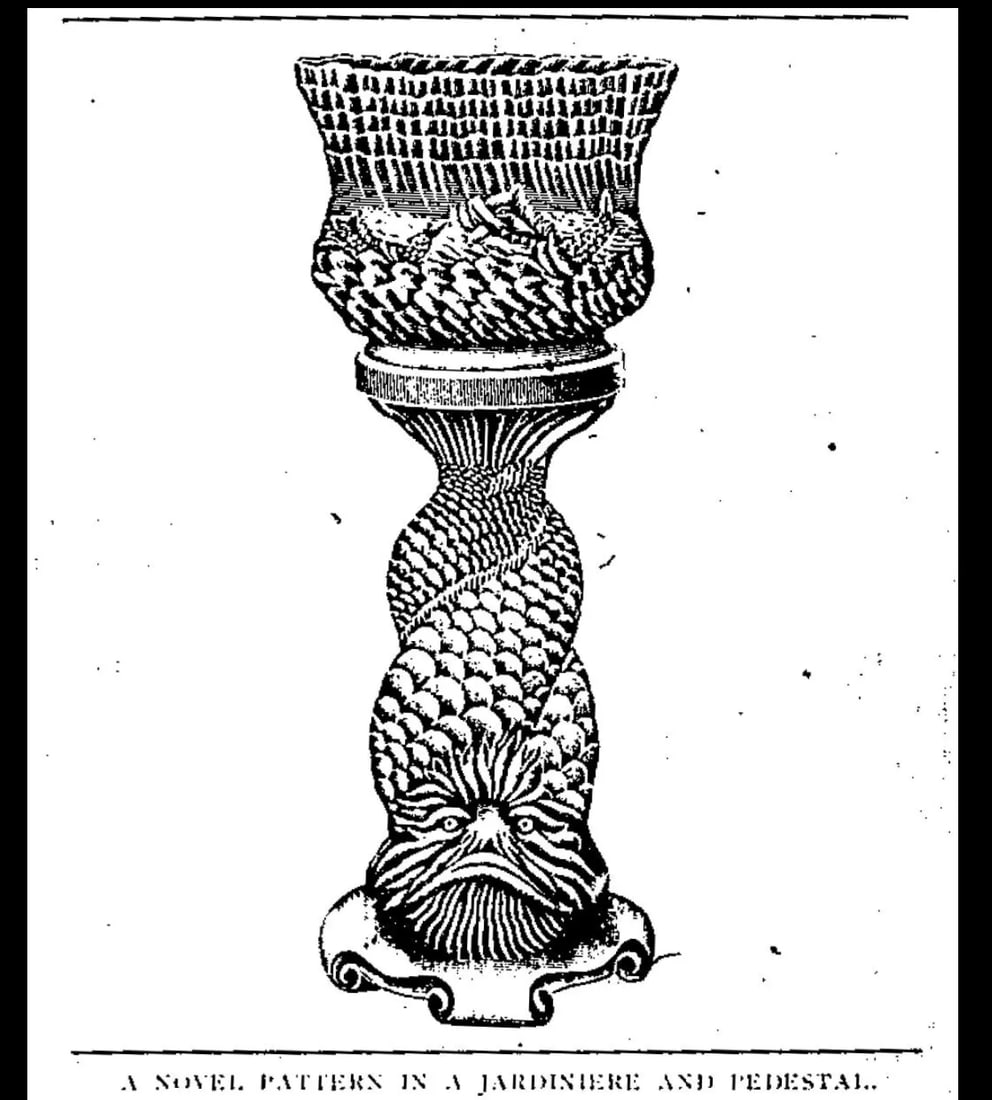 Antique Large j.b. Owens Majolica Jardiniere or Planter - 10